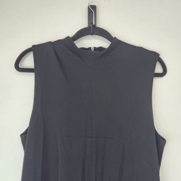 Talbots Classic Black Cocktail Dress Shift Style Stretch Flowy Career Women's 14 - Picture 3 of 5